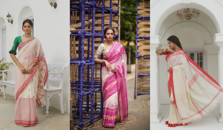 Top 10 Elegant Bengali Jagaddhatri Puja Saree Looks