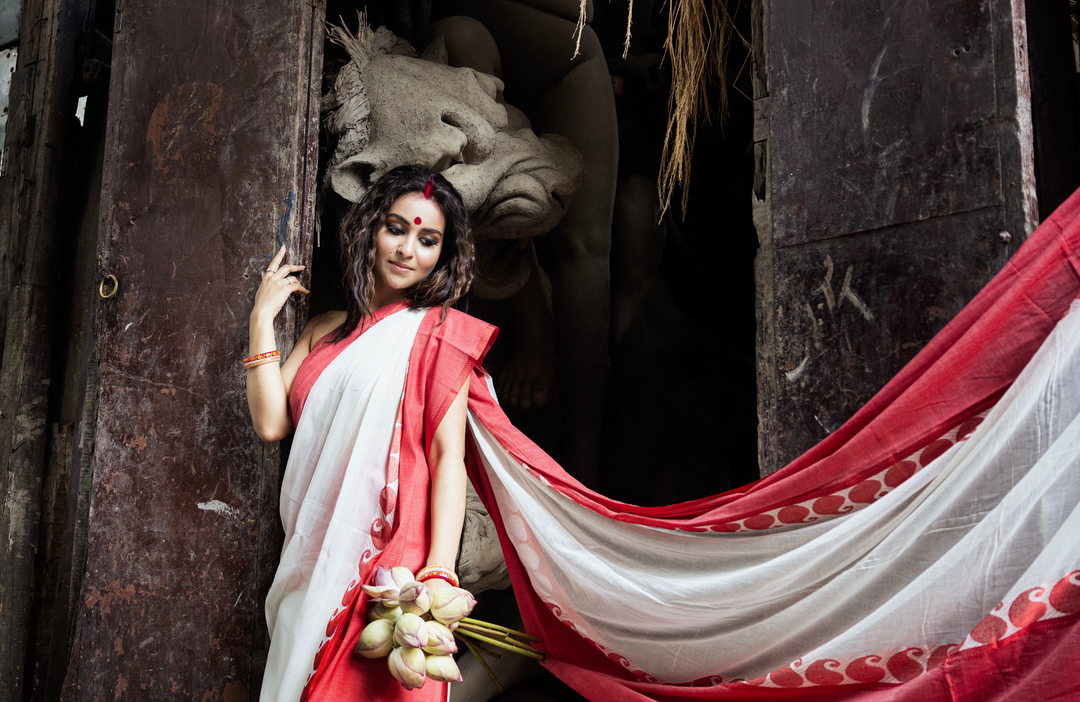 Handwoven Bengali Cotton Sarees