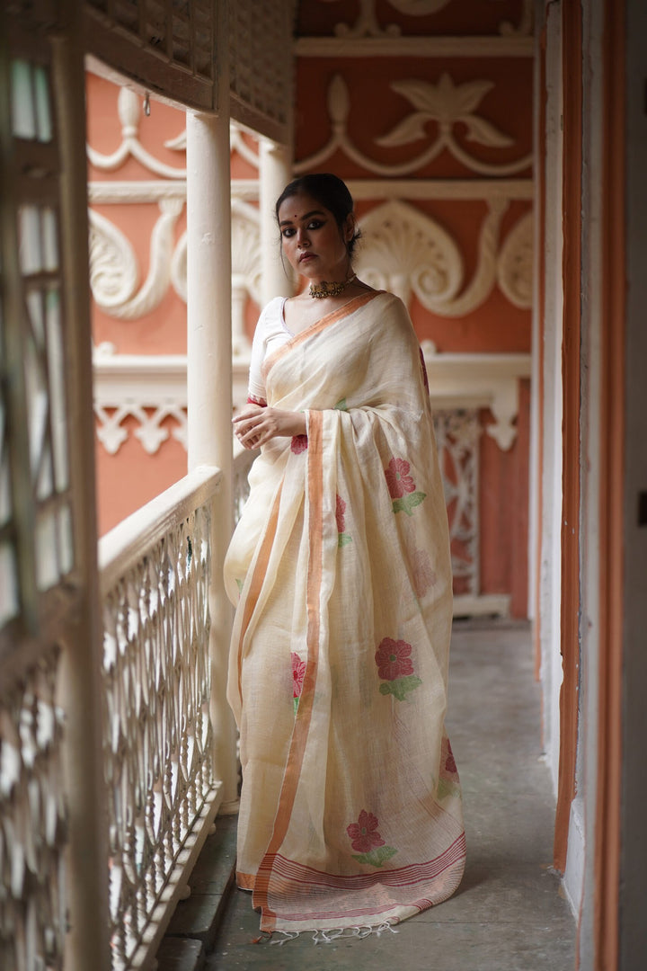 Guldasta – Kusumika Linen Jamdani