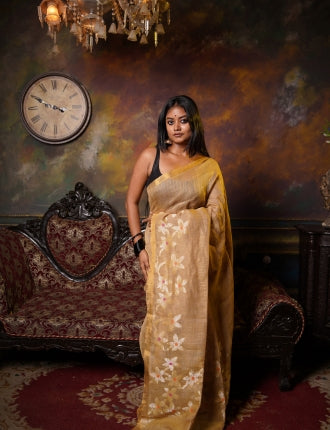 Handloom Linen Sarees