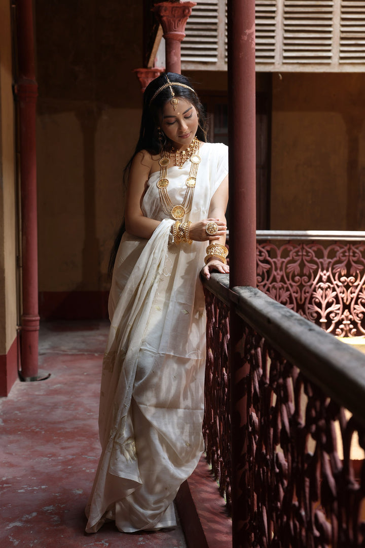 Sonar Binodini Cotton Jamdani Saree