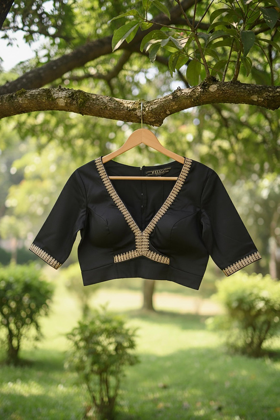 Zari Tale Festive Cotton Blouse