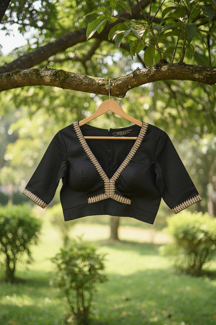 Zari Tale Festive Cotton Blouse