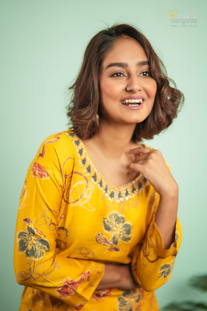 Pinacolada Yellow Kurta For Women