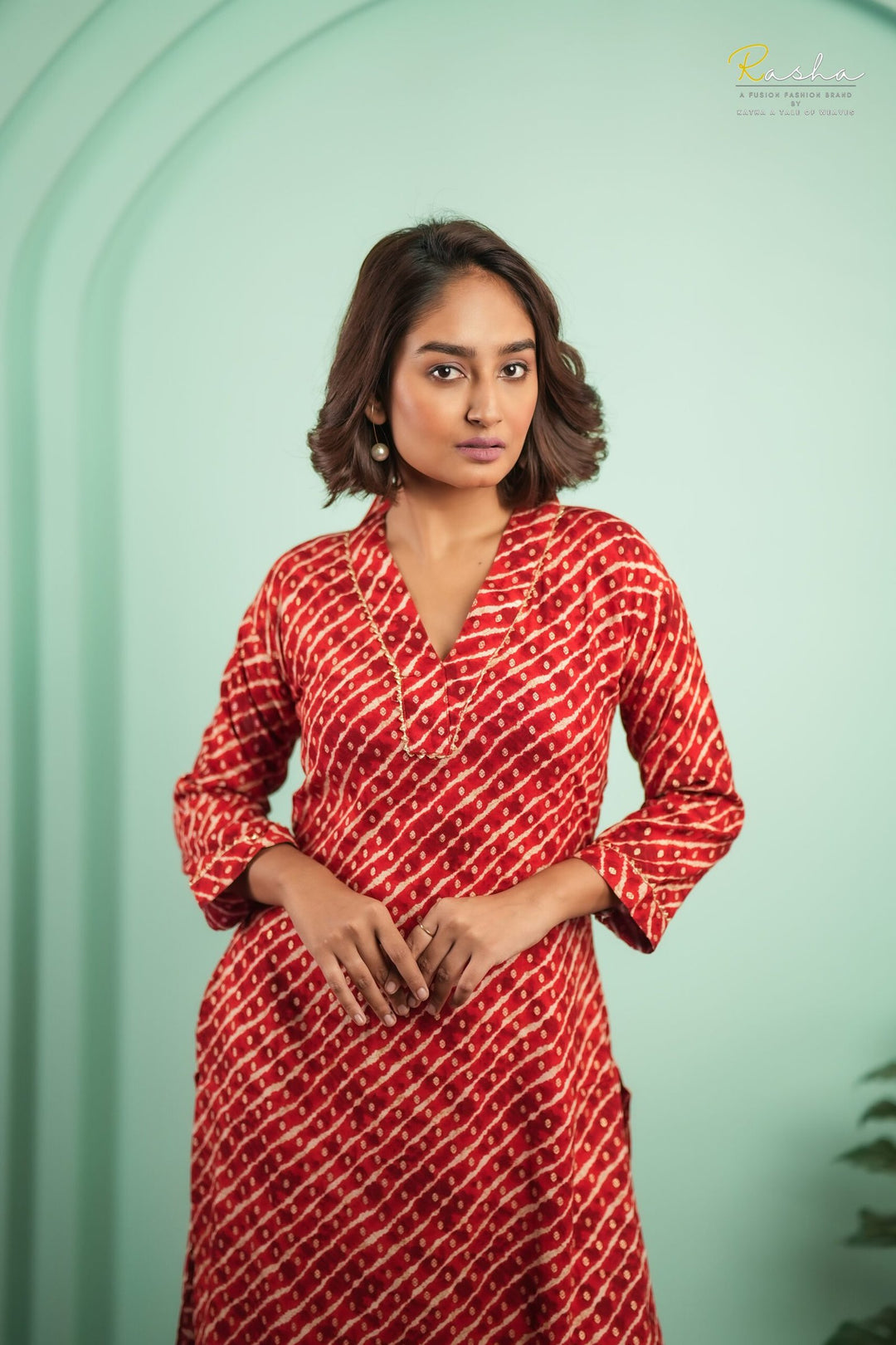 Scarlet Splendor Red Kurta For Women