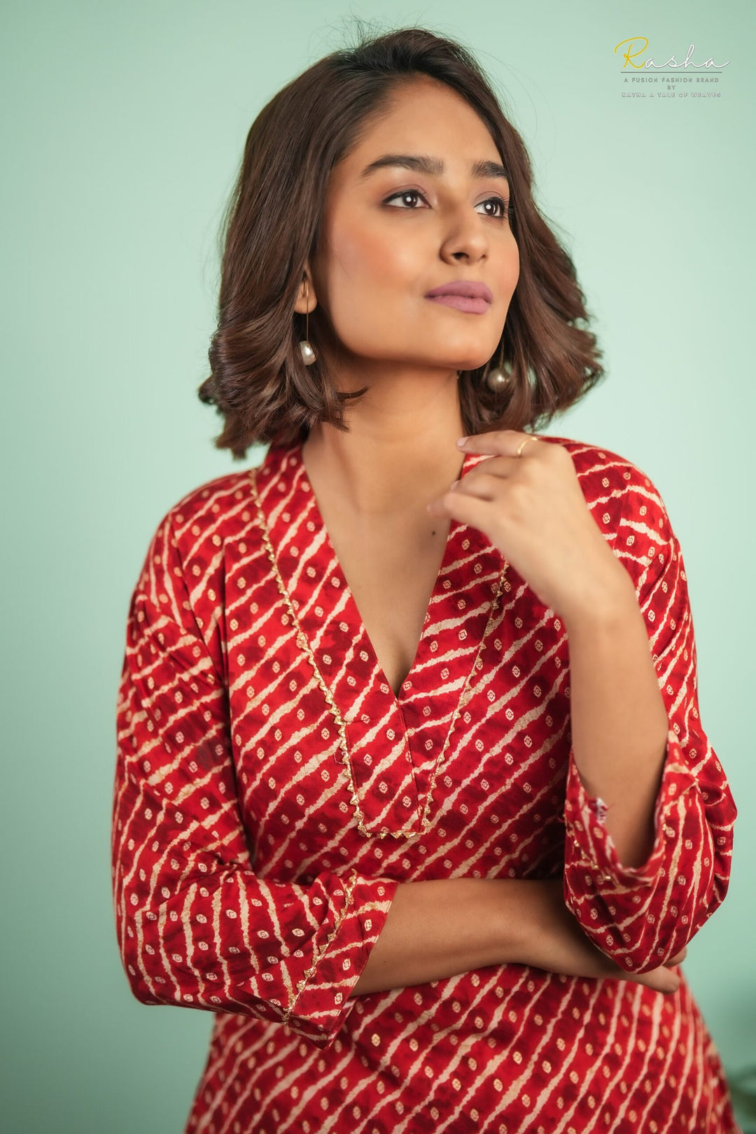 Scarlet Splendor Red Kurta For Women
