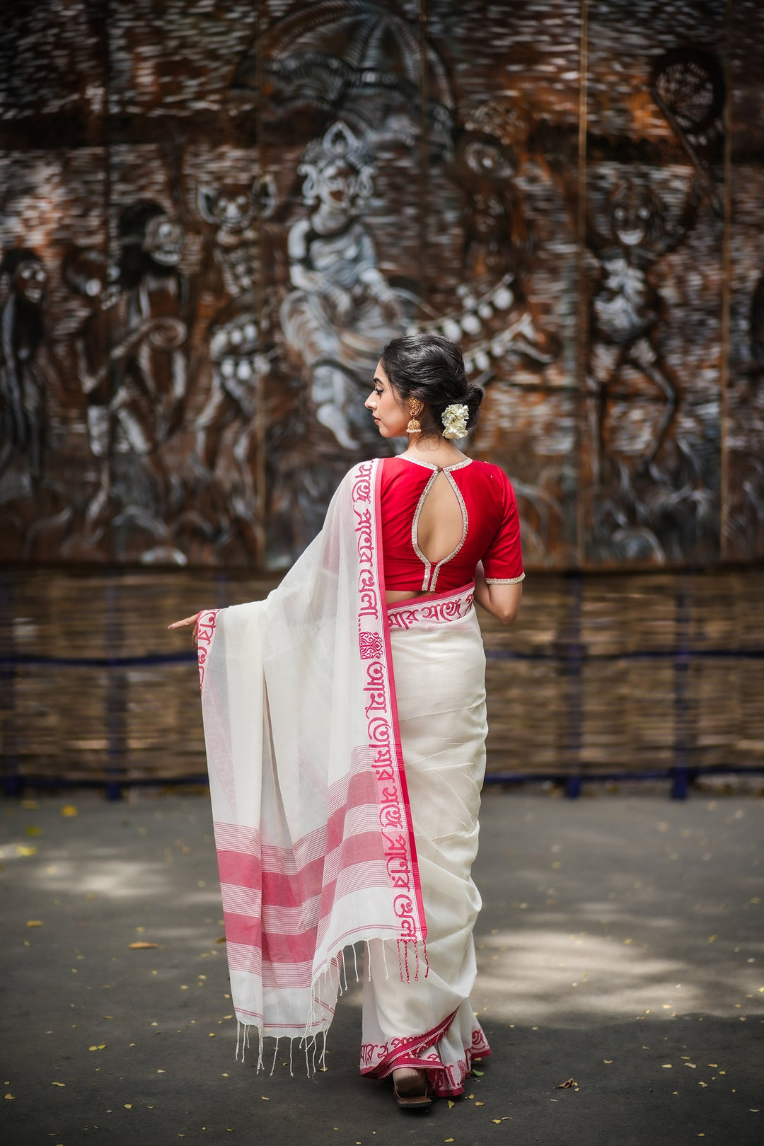 Praner Khela Cotton Handloom Saree