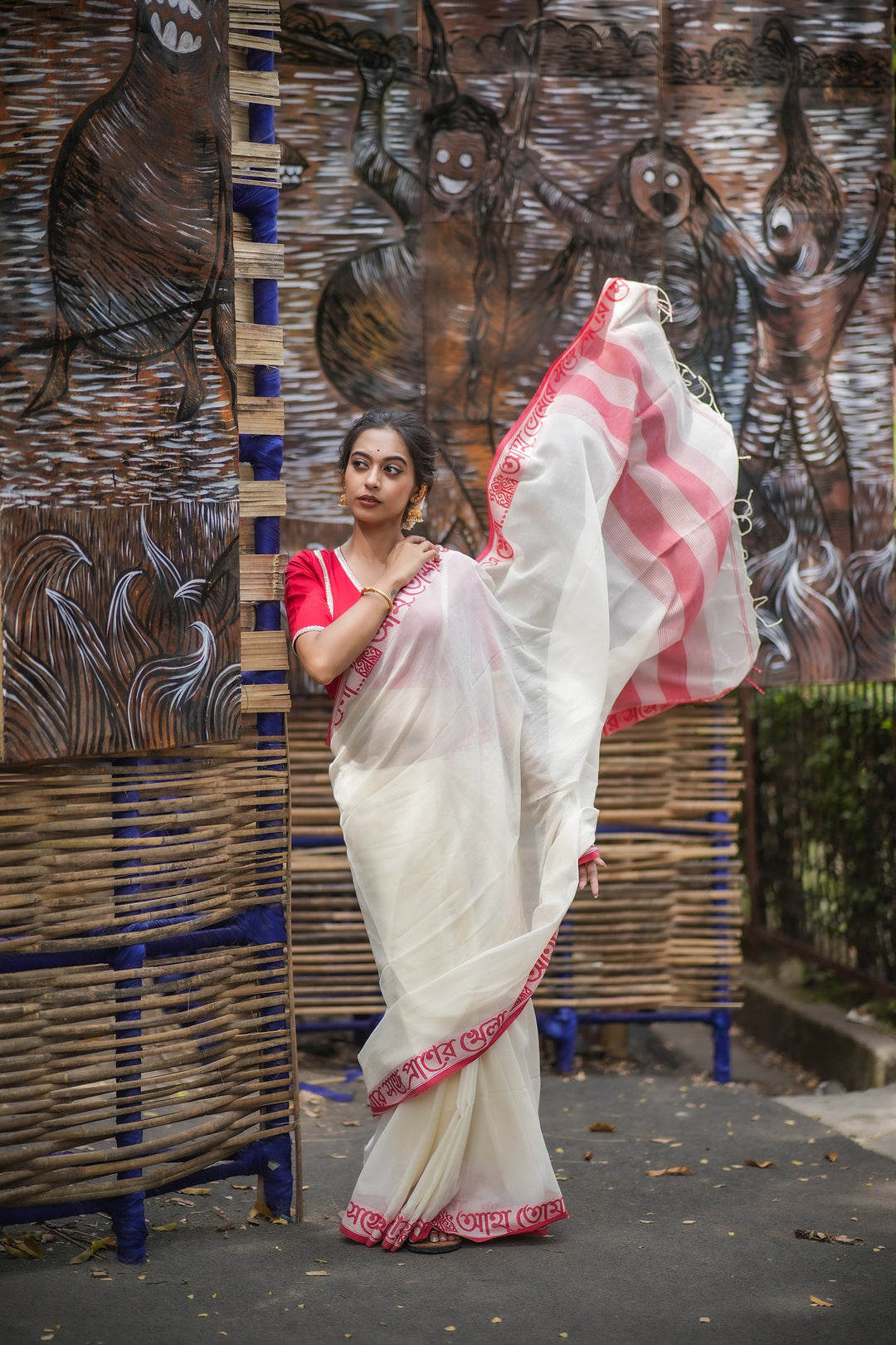 Praner Khela Cotton Handloom Saree