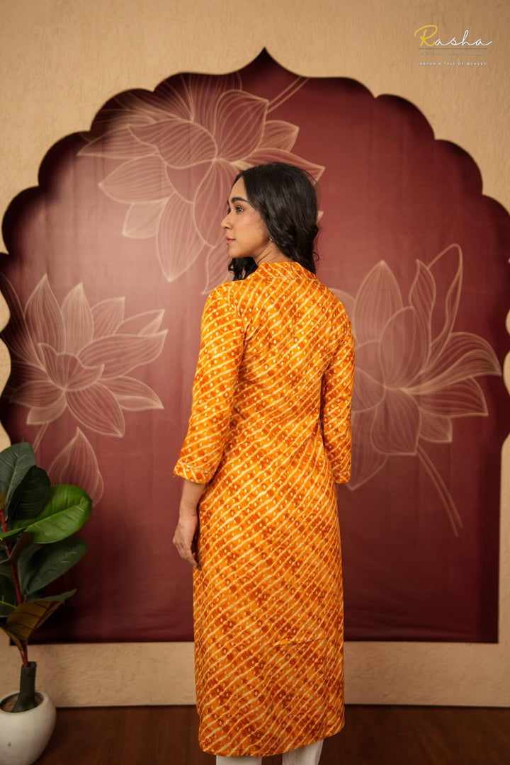 Pinacolada Yellow Kurta for women