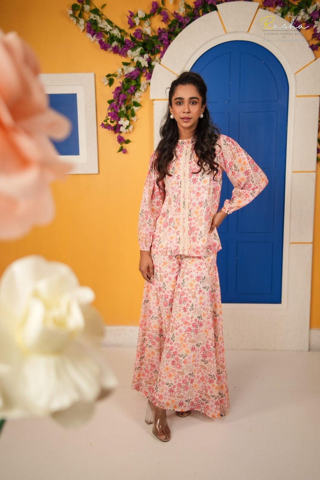Pink Floral Fizz Co-Ord Set