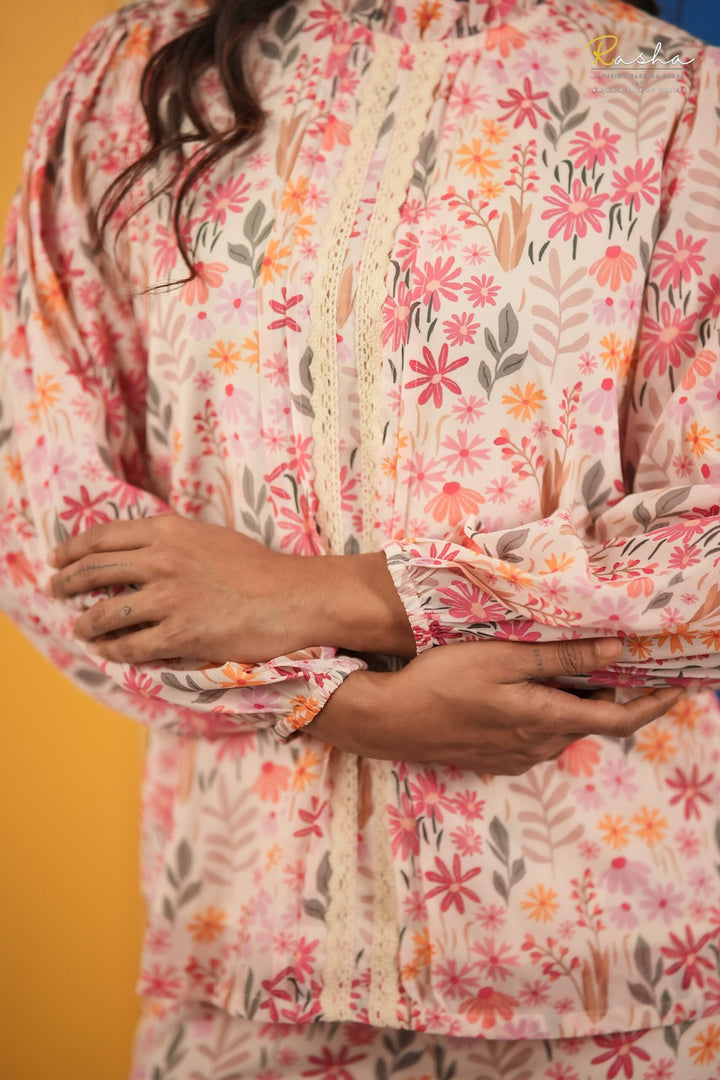 Pink Floral Fizz Co-Ord Set