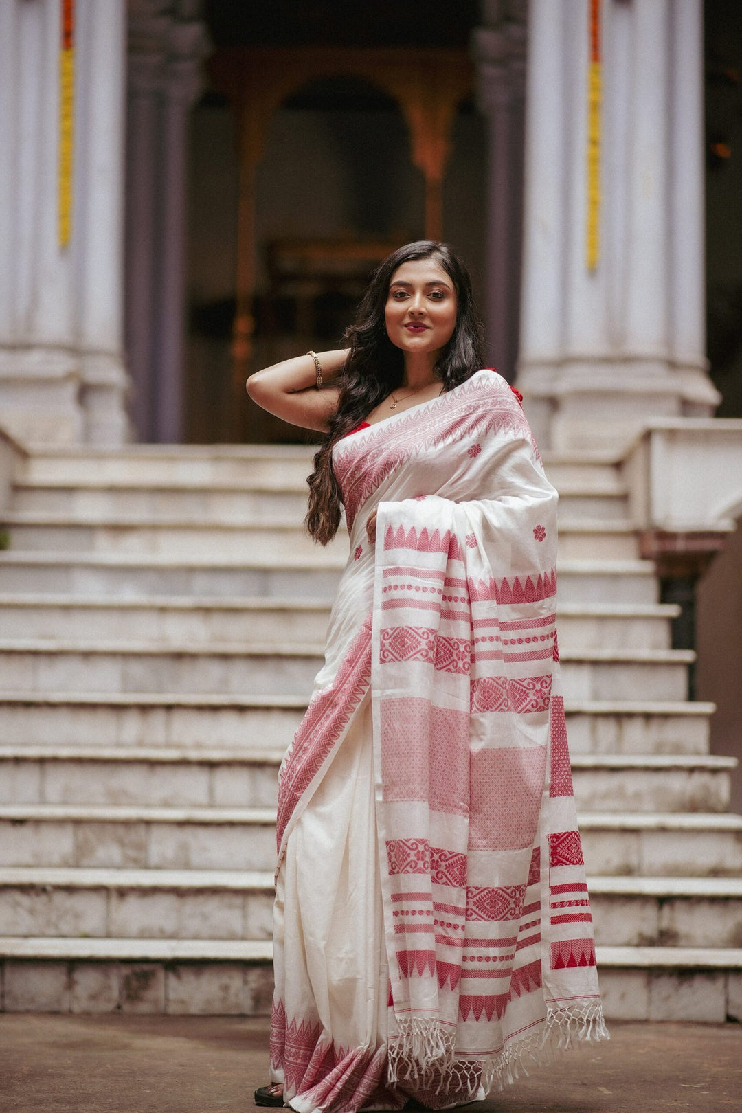 Bonedi Collection – Uma Jamdani Saree