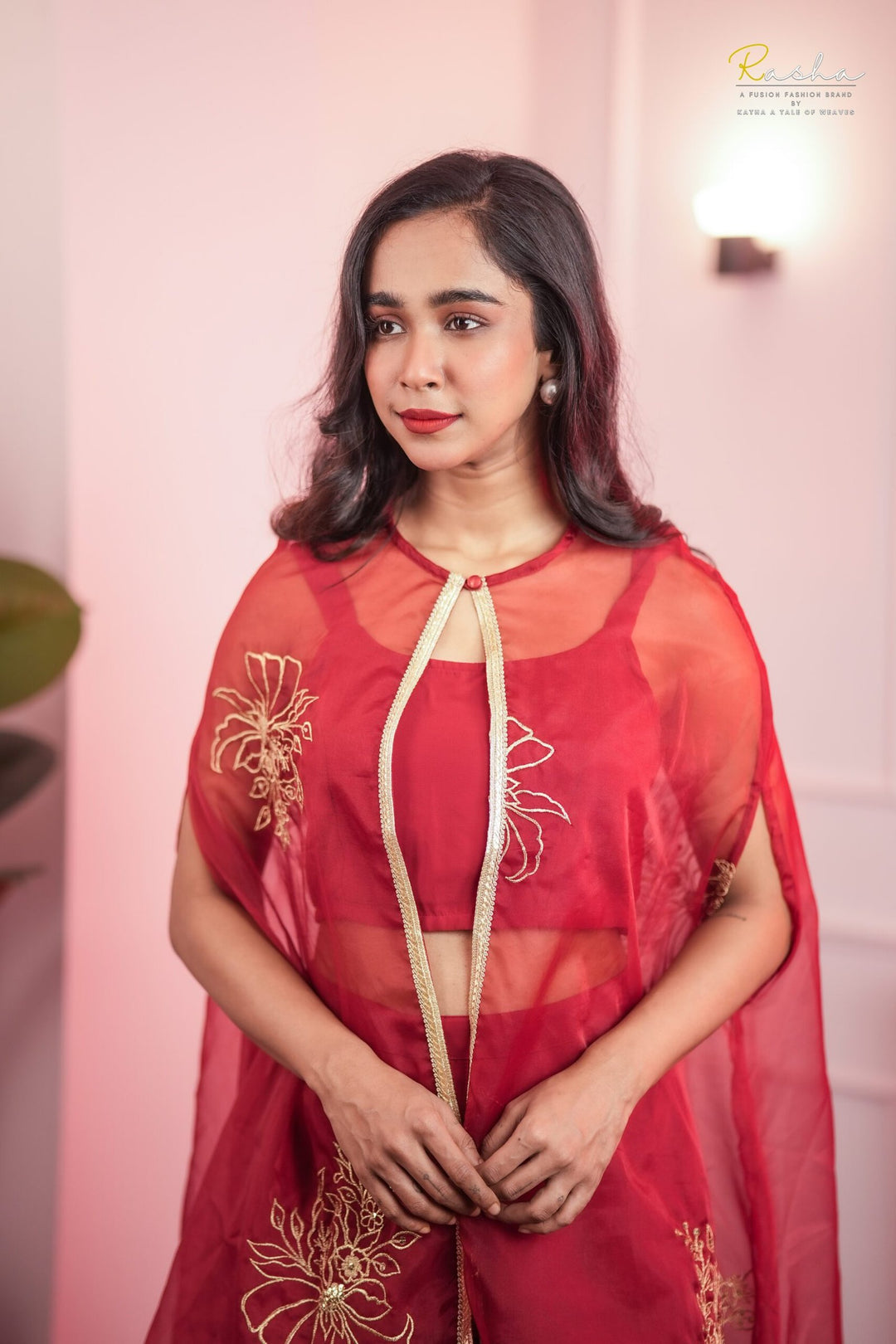 Regal Radiance Maroon Co-Ord Set