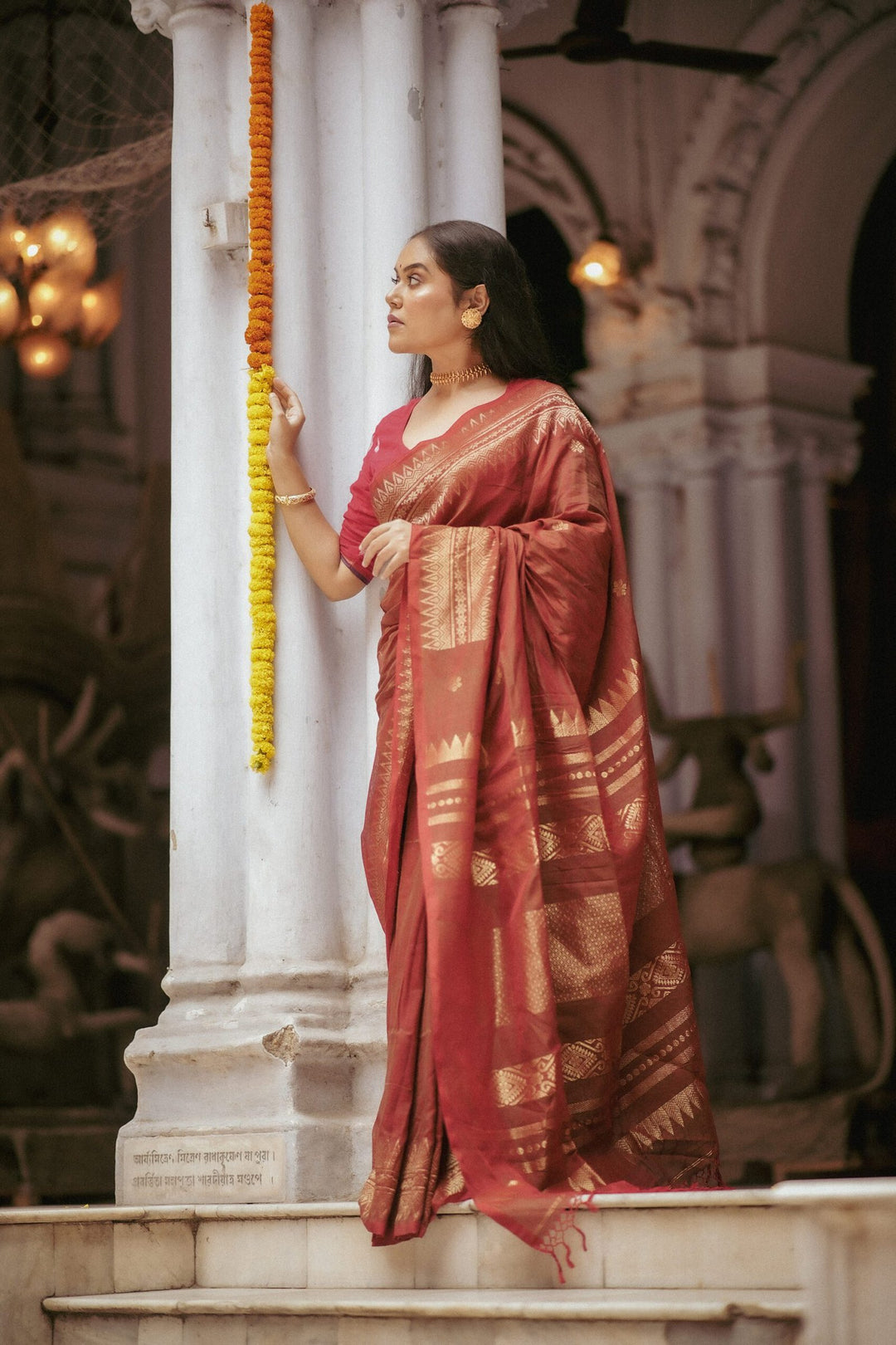 Bonedi Collection – Ratnapriya Cotton Benarasi Saree