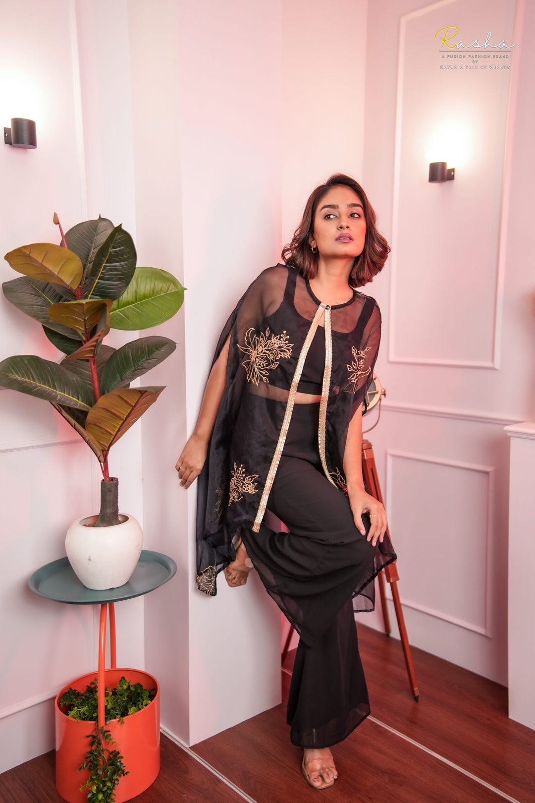 Regal Radiance Black Co-Ord Set