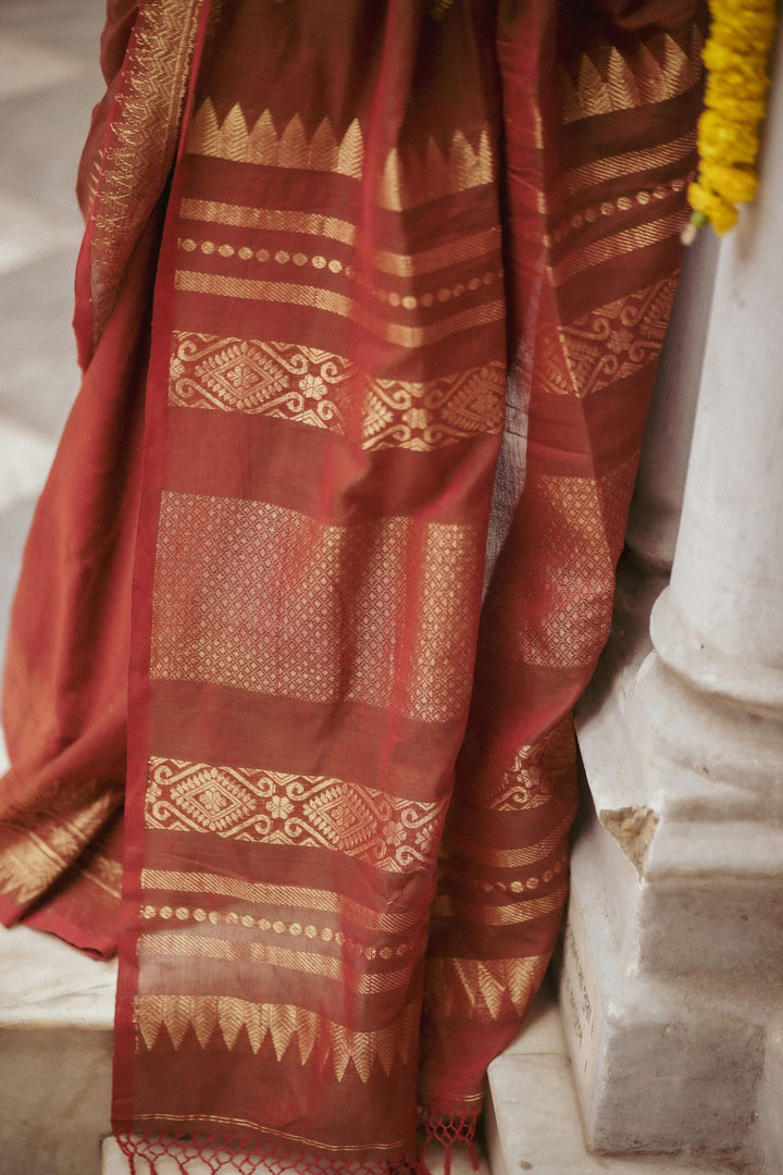 Bonedi Collection – Ratnapriya Cotton Benarasi Saree
