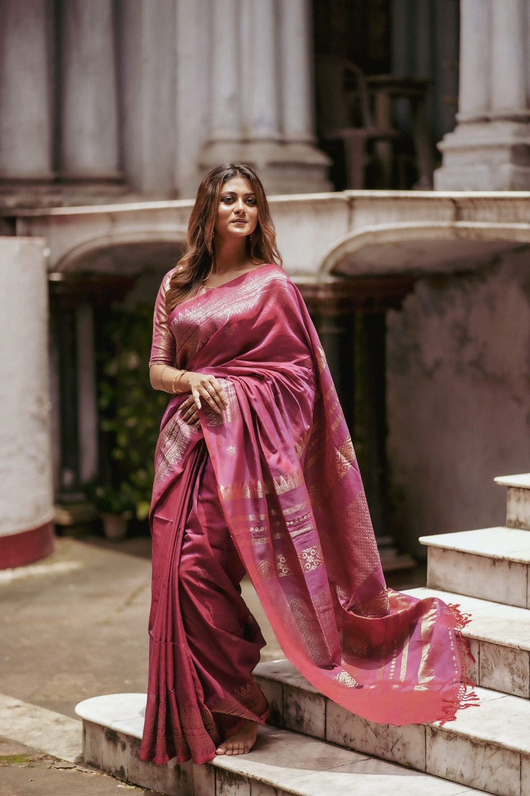 Bonedi Collection – Ratnapriya Cotton Benarasi Saree