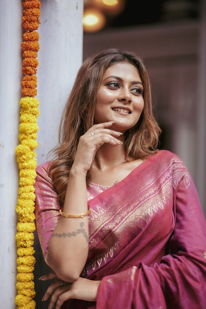 Bonedi Collection – Ratnapriya Cotton Benarasi Saree