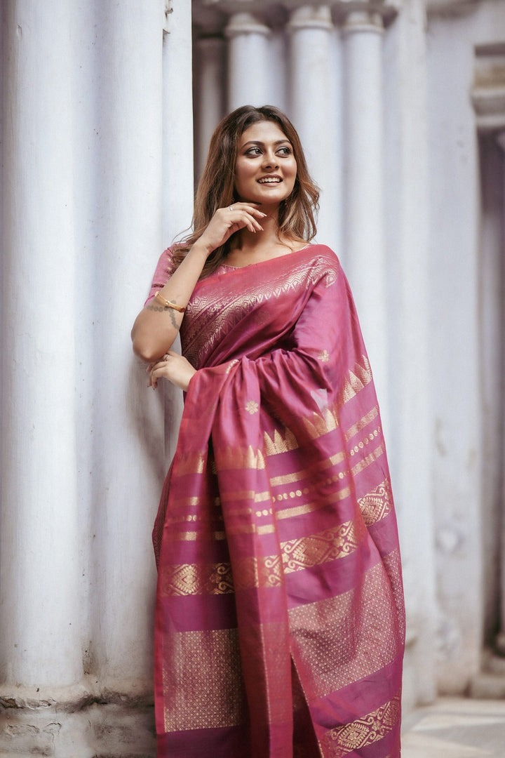Bonedi Collection – Ratnapriya Cotton Benarasi Saree