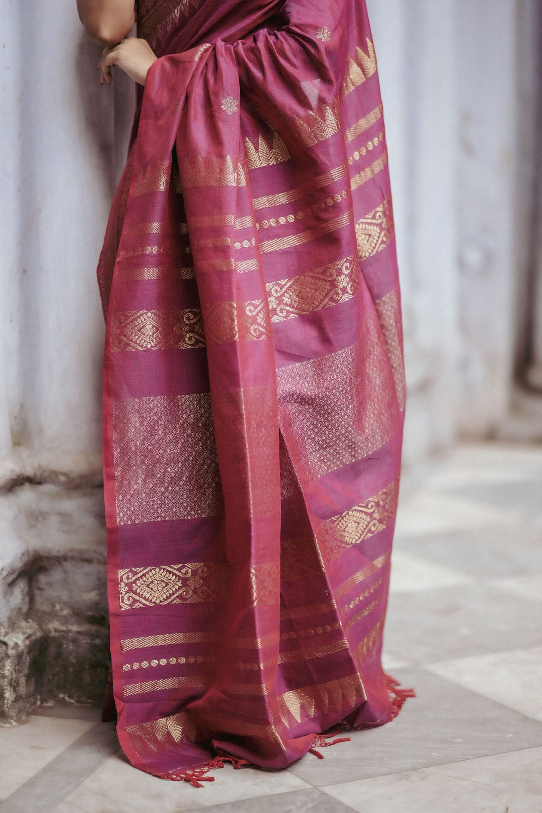 Bonedi Collection – Ratnapriya Cotton Benarasi Saree