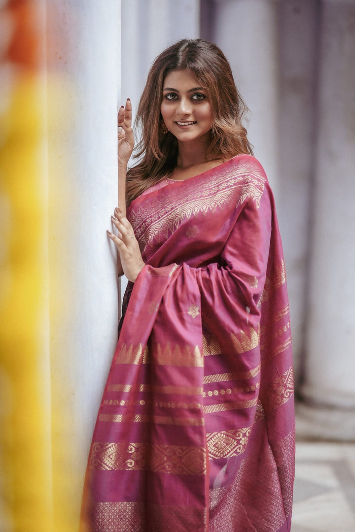 Bonedi Collection – Ratnapriya Cotton Benarasi Saree