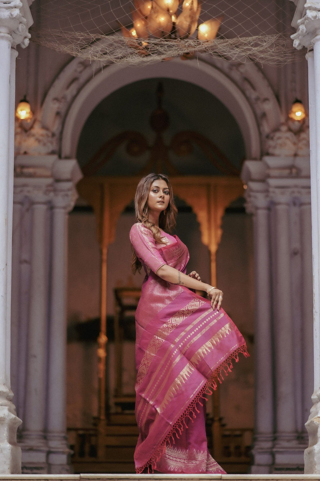 Bonedi Collection – Ratnapriya Cotton Benarasi Saree