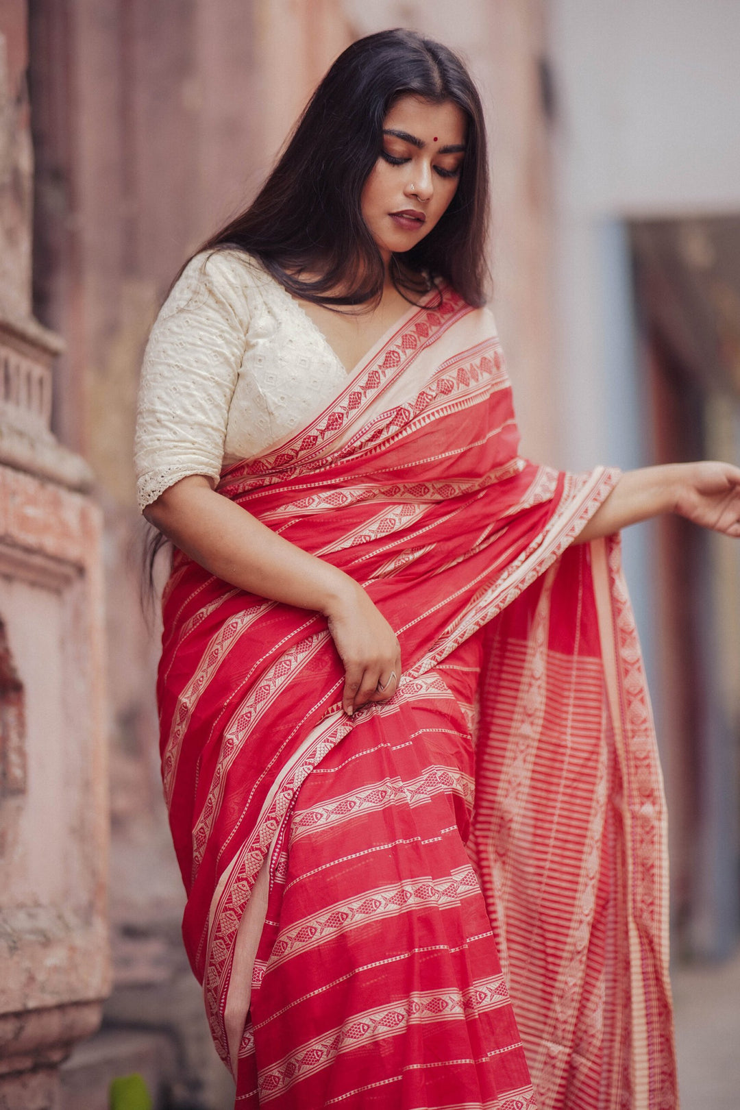 Matsha Kanya Begampuri Saree