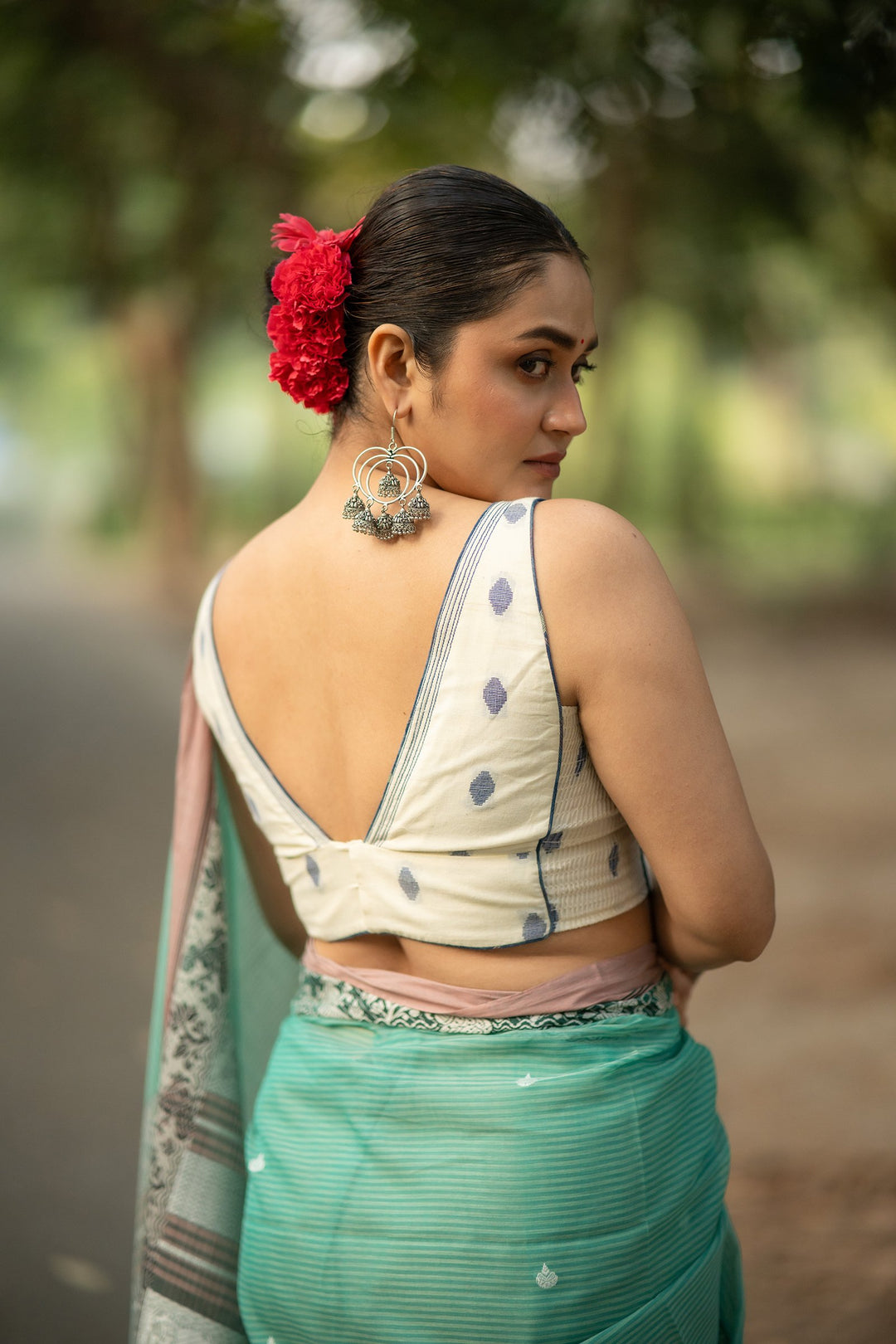 Neel Buti Classic Jamdani Blouse