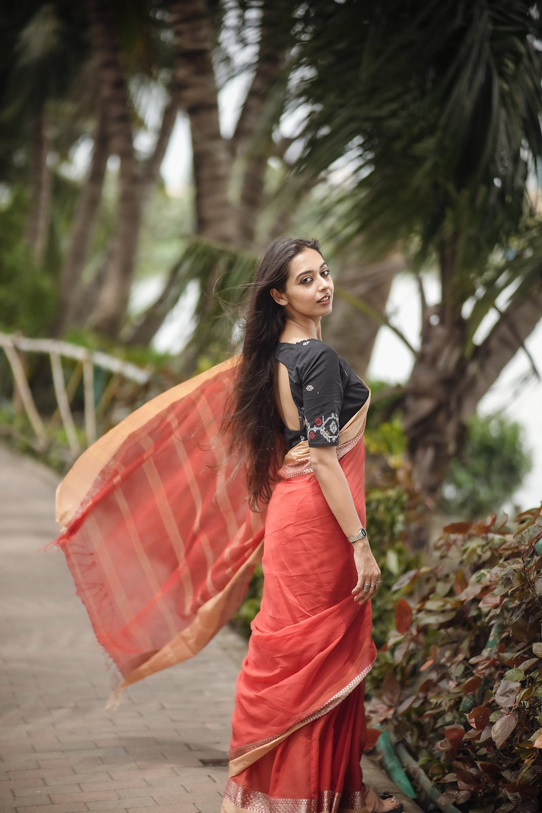 Rangamati Cotton Handloom Tangail Saree – Handwoven Elegance