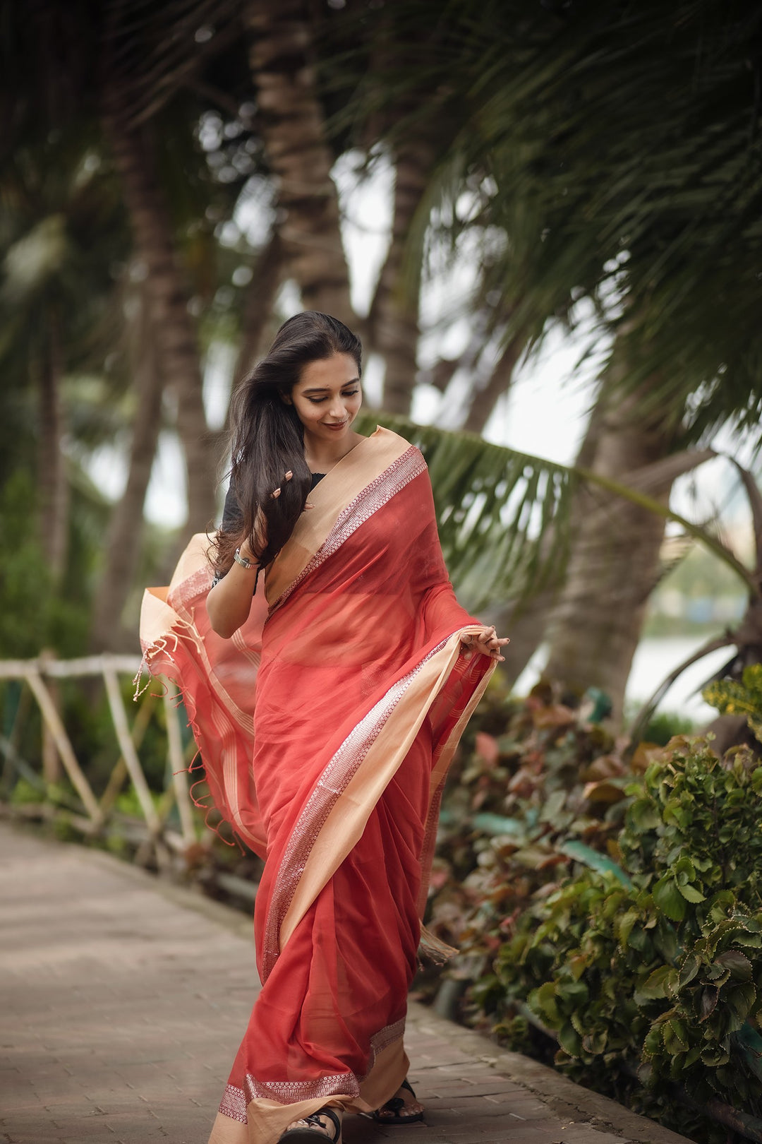 Rangamati Cotton Handloom Tangail Saree – Handwoven Elegance