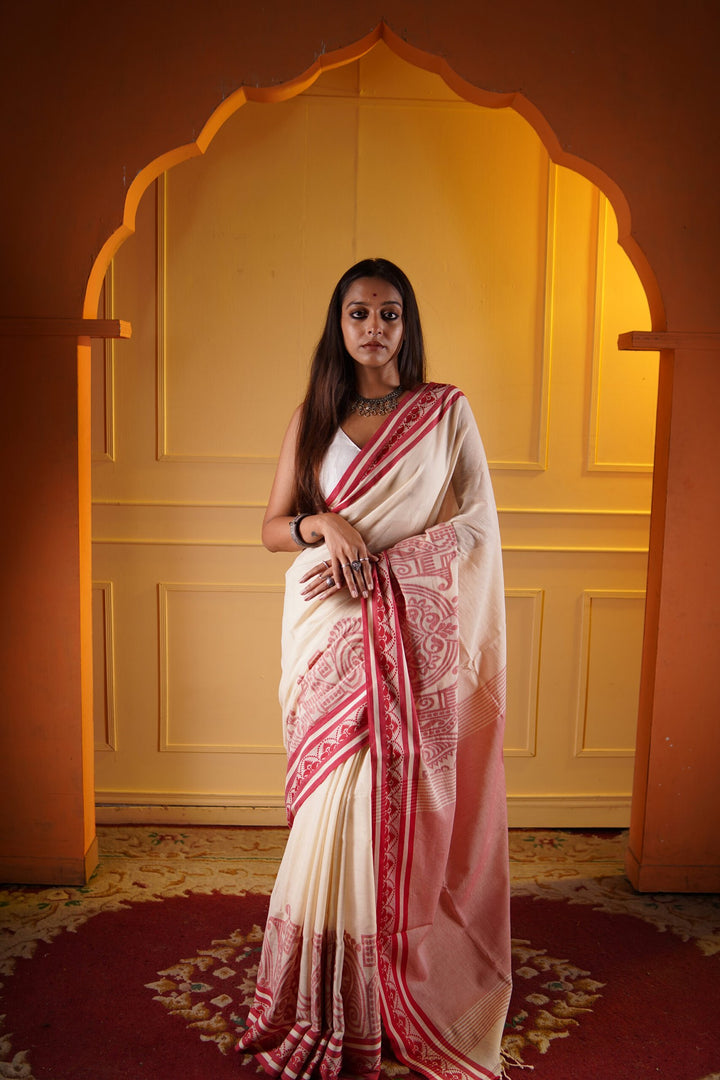 Alpona Jamdani saree online