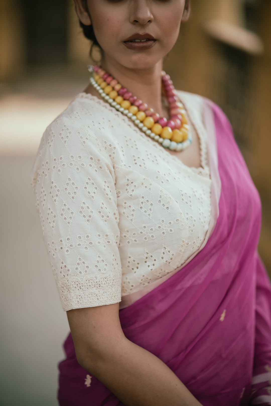 Vintage Lace Hakoba Blouse