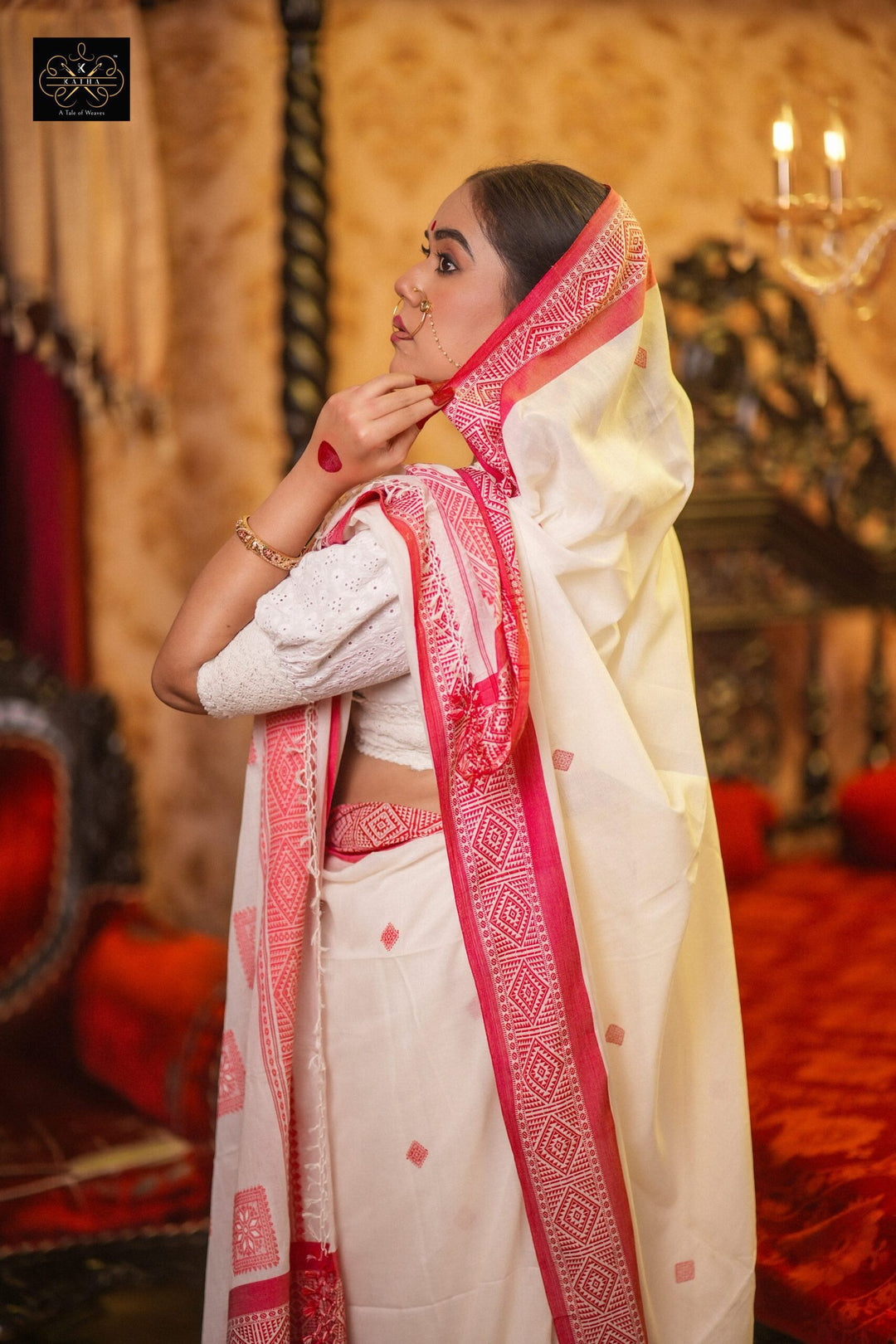 Bonedi Collection – Uma Jamdani Saree