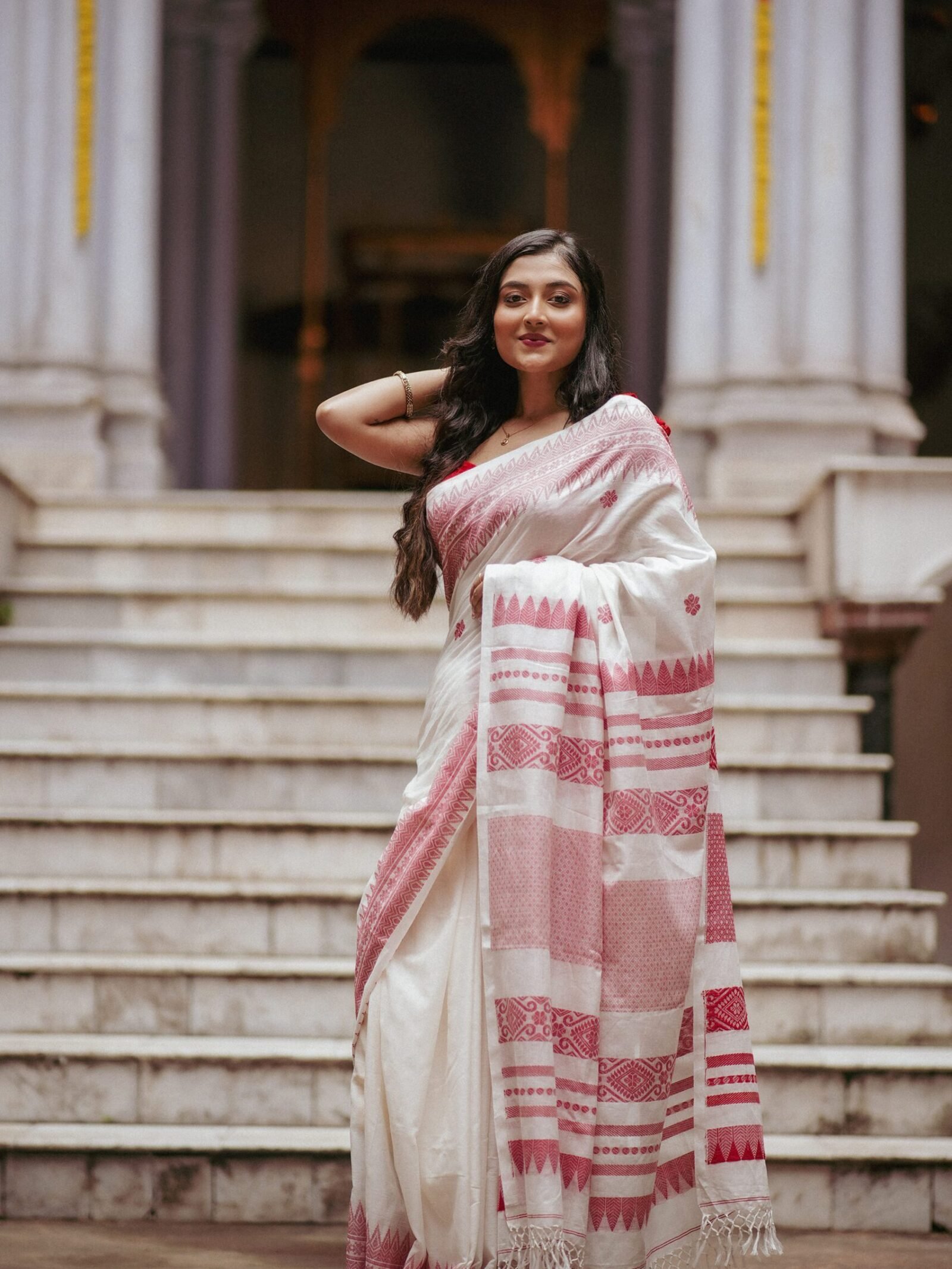 Bonedi Collection – Uma Jamdani Saree