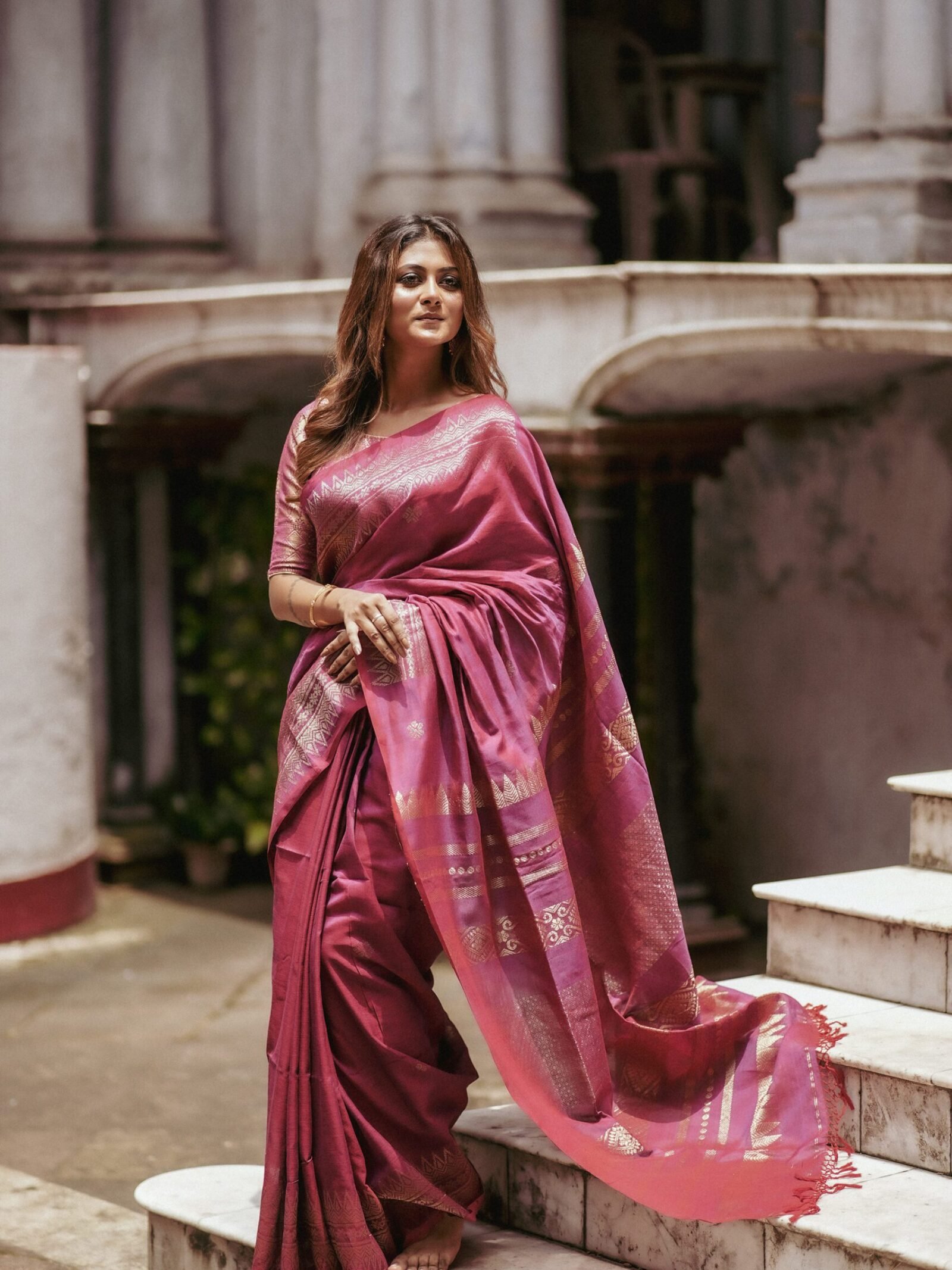 Bonedi Collection – Ratnapriya Cotton Benarasi Saree