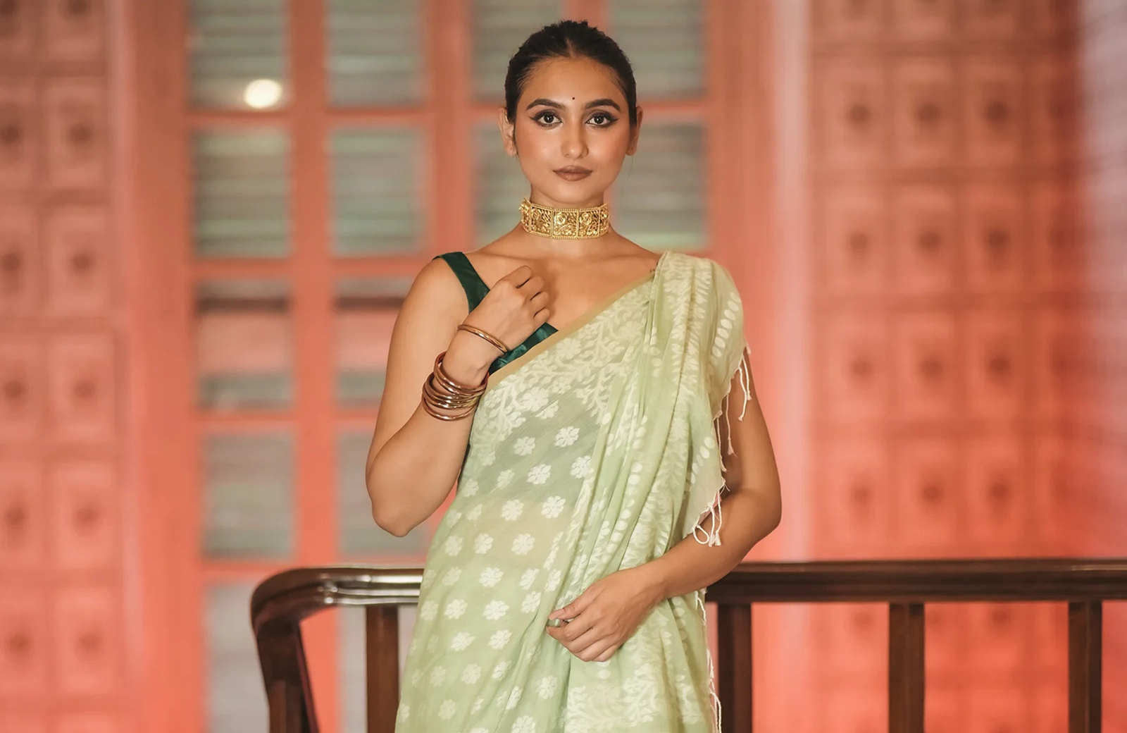 handloom jamdani sarees for modern women