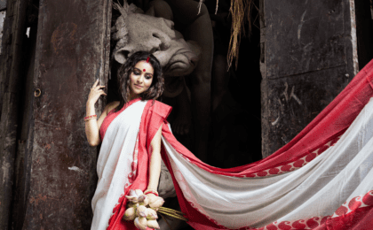 Handwoven Bengali Cotton Sarees