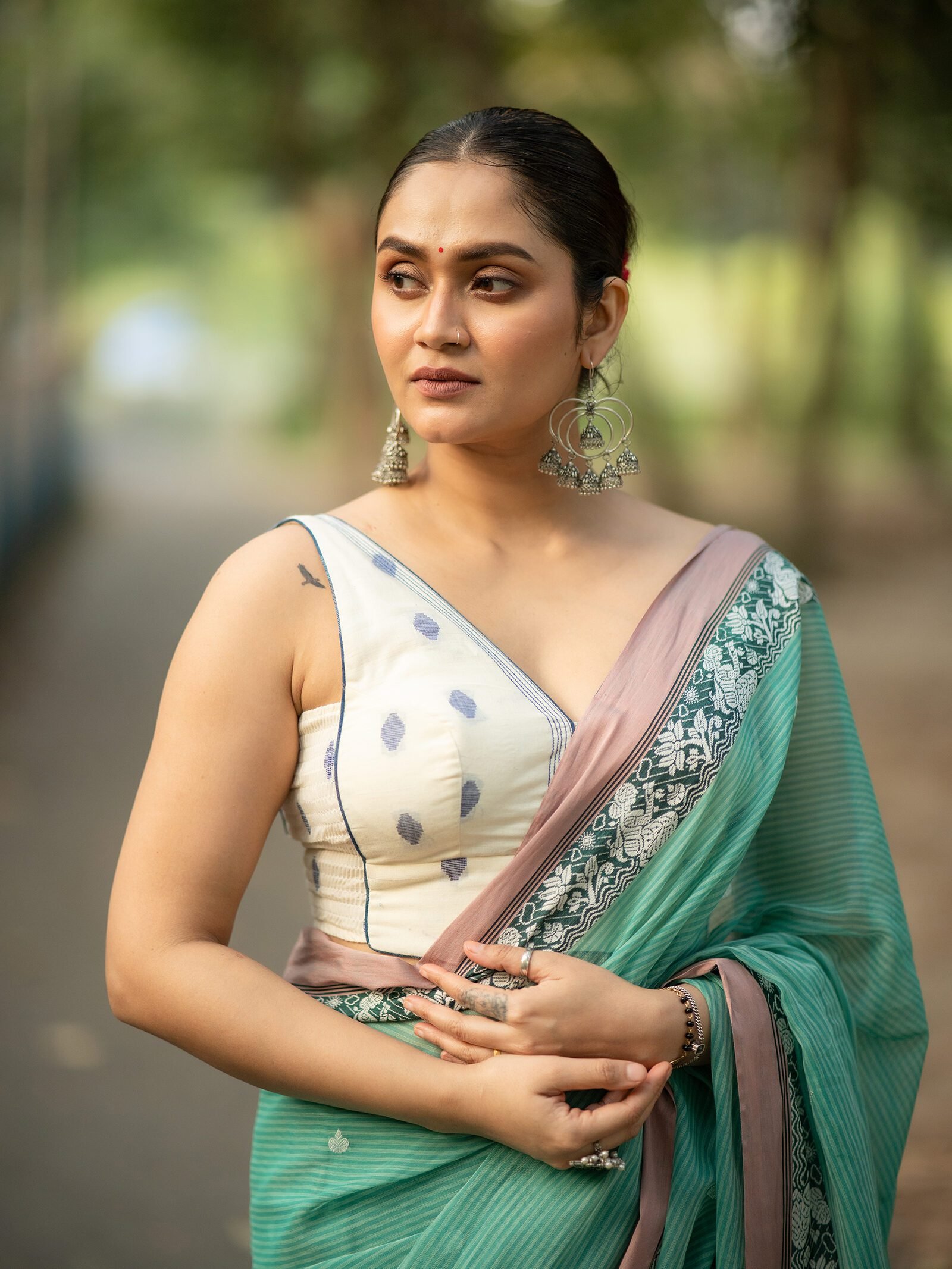 Neel Buti Classic Jamdani Blouse